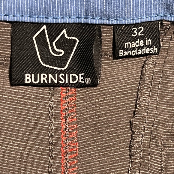 CLOSET CLEAROUT Men’s Grey Burnside Shorts Bathing Suit Size 32 - Picture 7 of 8